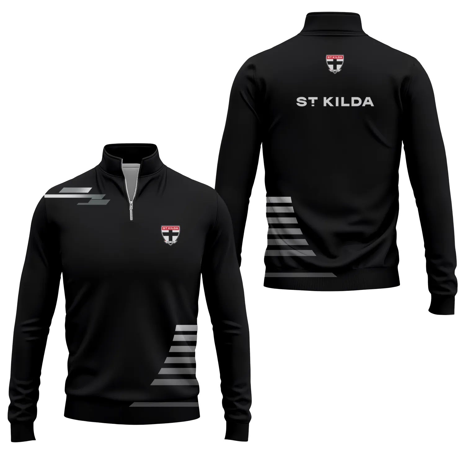 St Kilda Saints Quarter-zip Pullover SC034