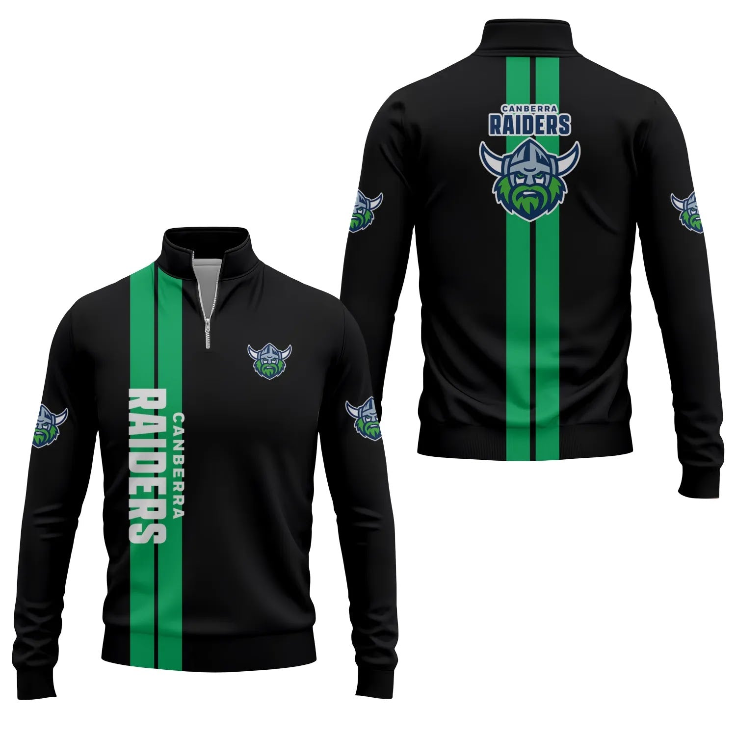 Canberra Raiders Quarter-zip Pullover SC013