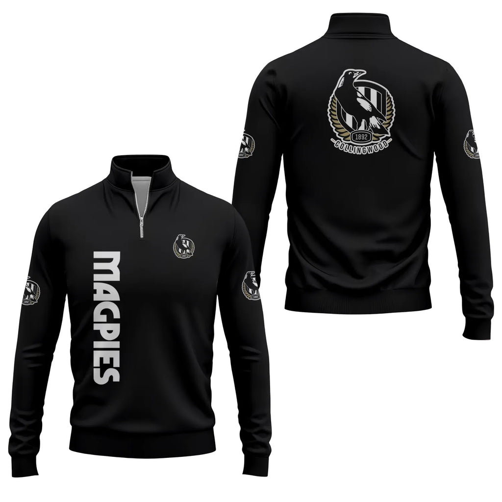 Collingwood Magpies Quarter-zip Pullover SC013