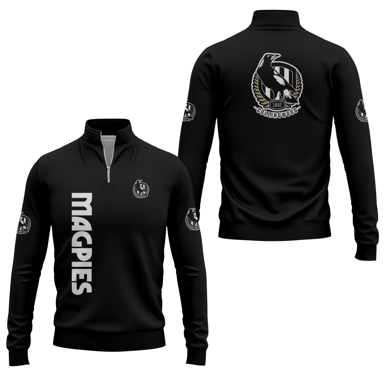 Collingwood Magpies Quarter-zip Pullover SC013