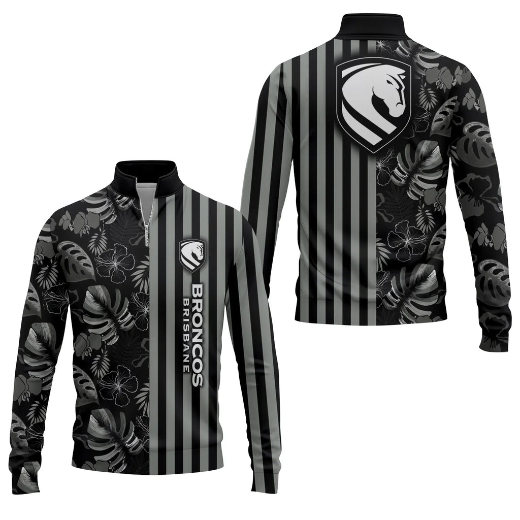 Brisbane Broncos Quarter-zip Pullover SHW040