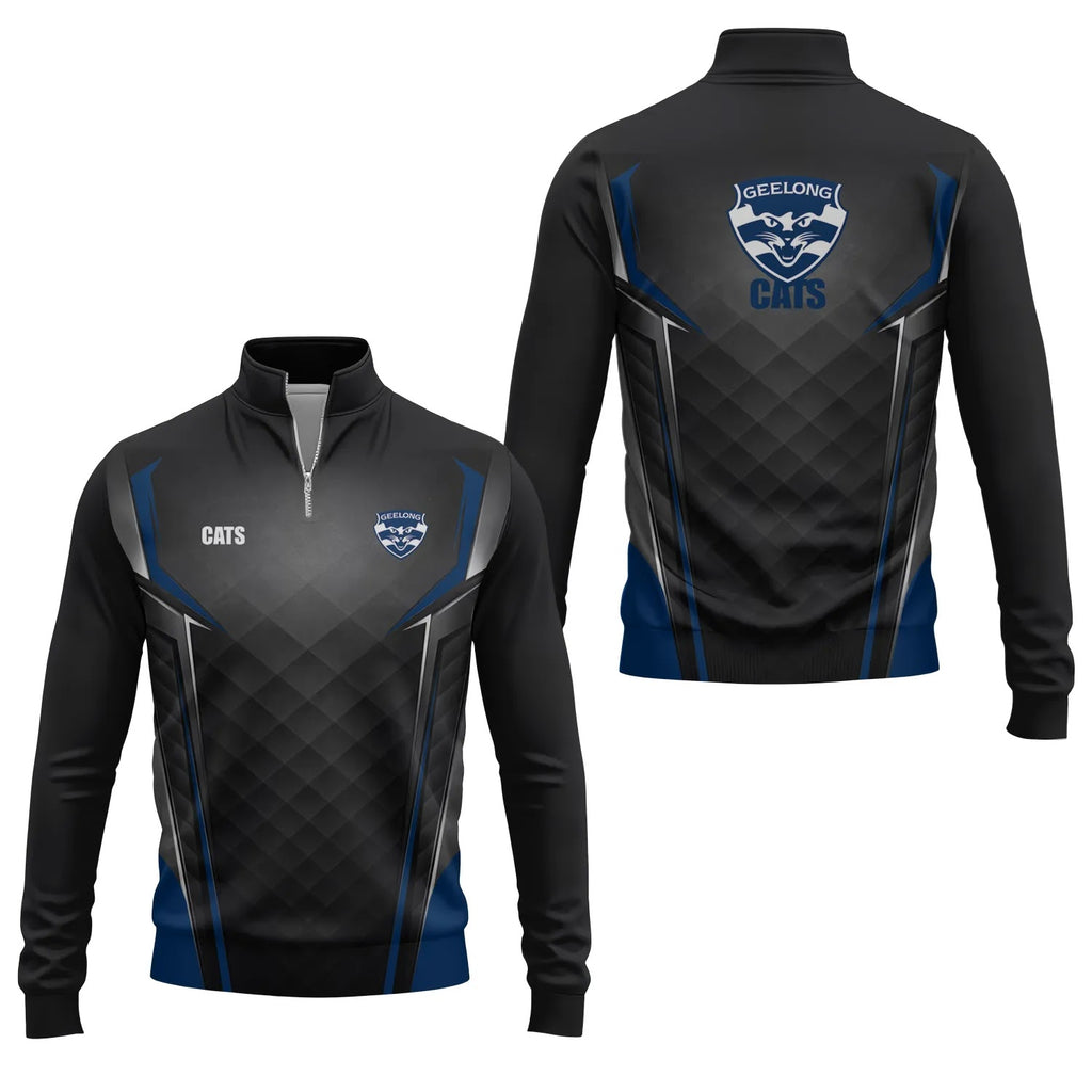 Geelong Cats Quarter-zip Pullover SC074