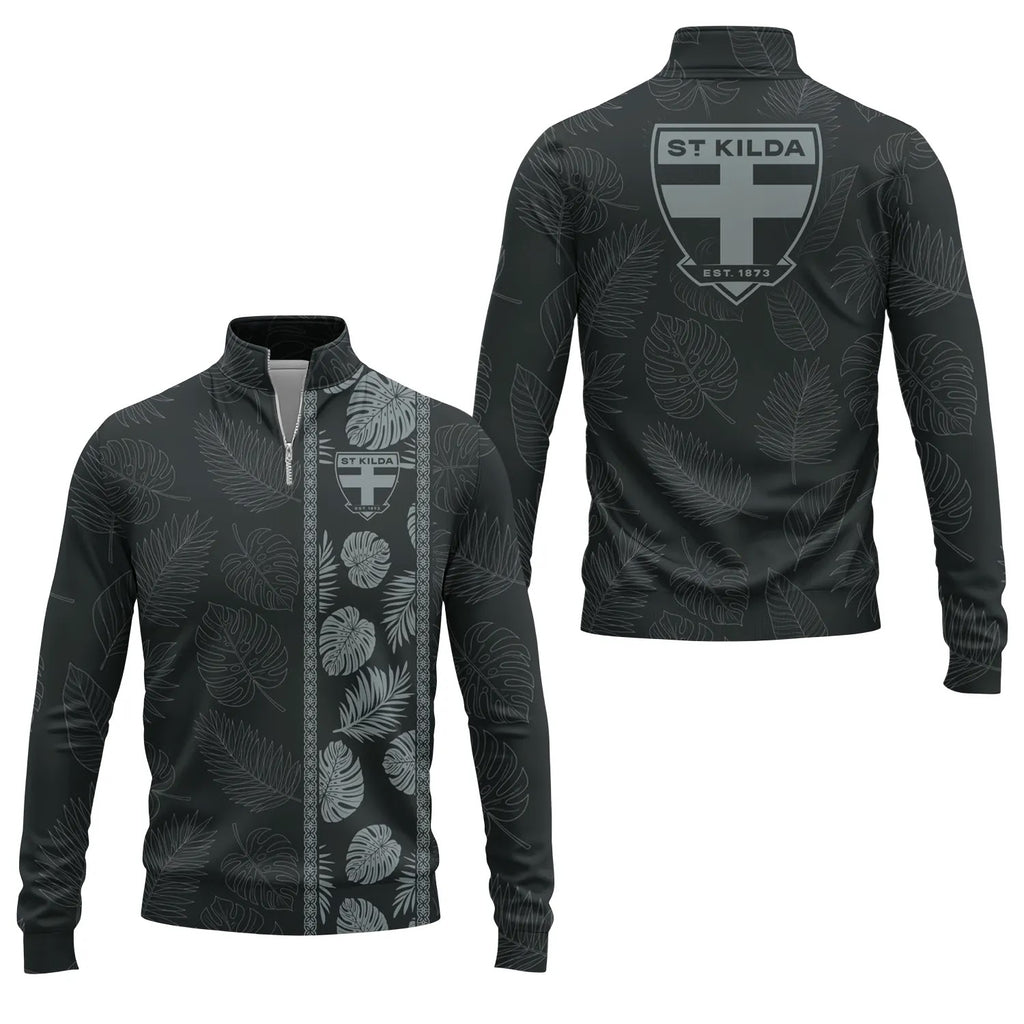 St Kilda Saints Quarter-zip Pullover SHW022