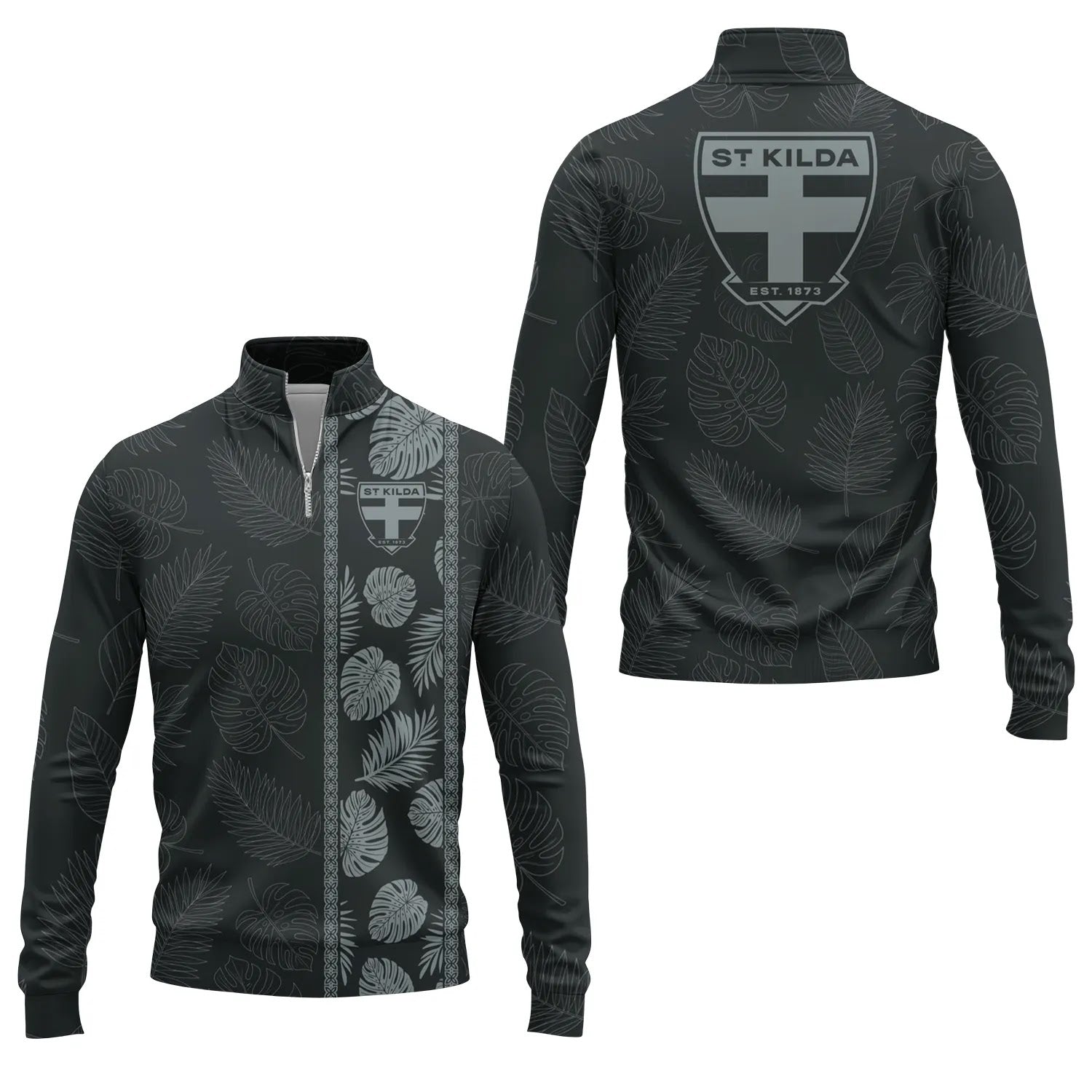 St Kilda Saints Quarter-zip Pullover SHW022