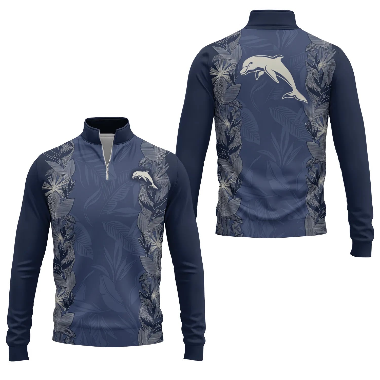 Dolphins Quarter-zip Pullover SHW045