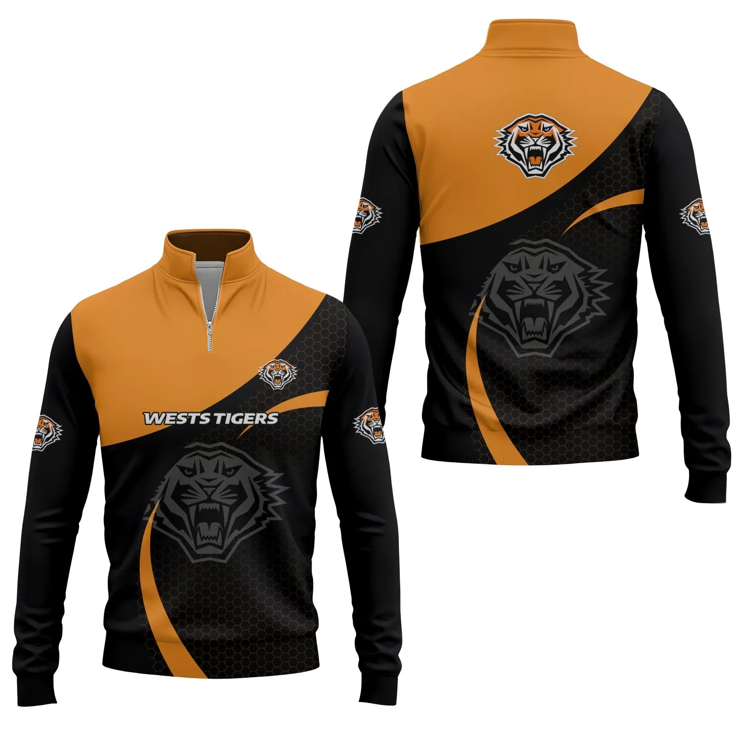 Wests Tigers Quarter-zip Pullover SC038