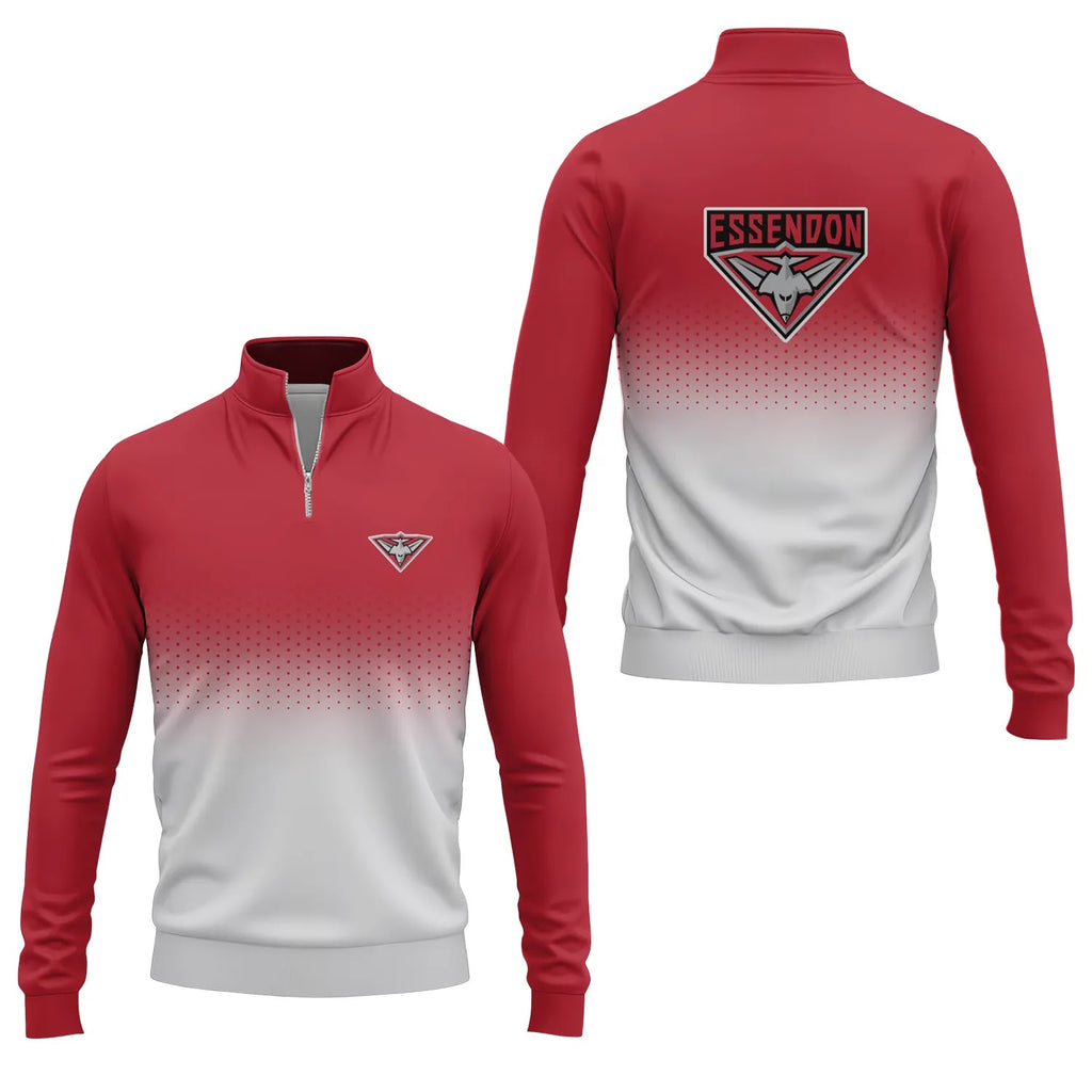 Essendon Bombers Quarter-zip Pullover SC094