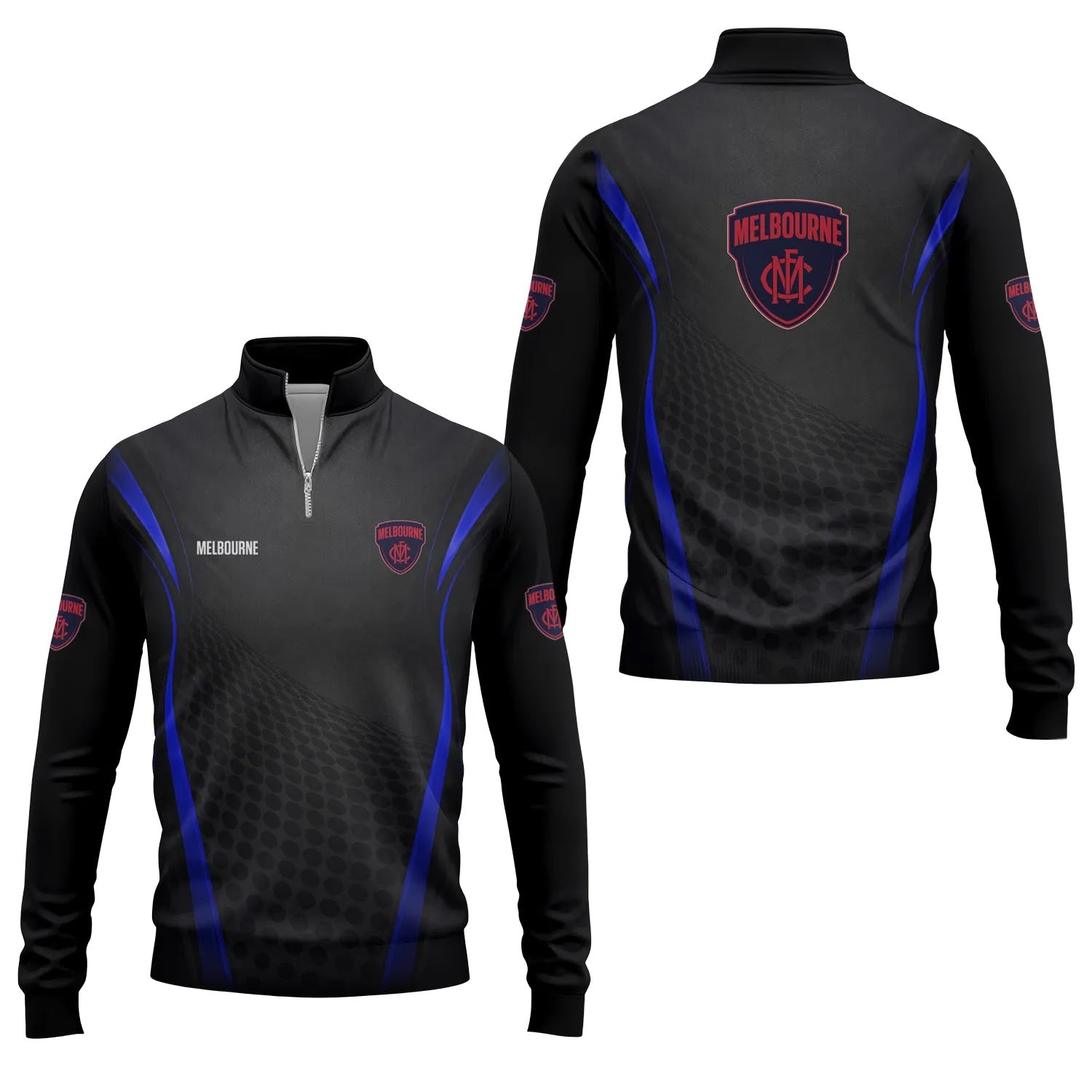 Melbourne Demons Quarter-zip Pullover SC056