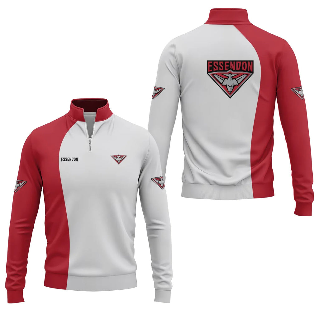 Essendon Bombers Quarter-zip Pullover SC055