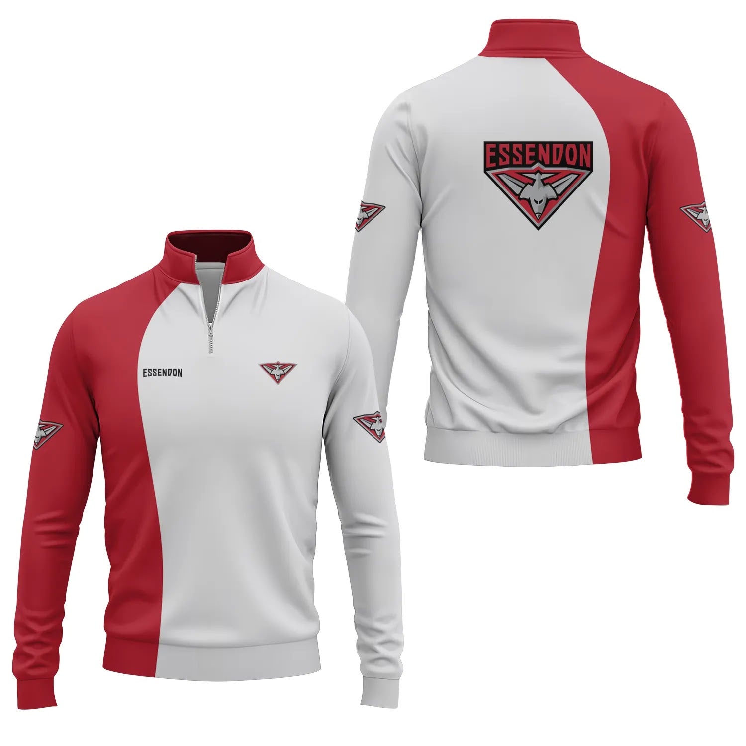Essendon Bombers Quarter-zip Pullover SC055