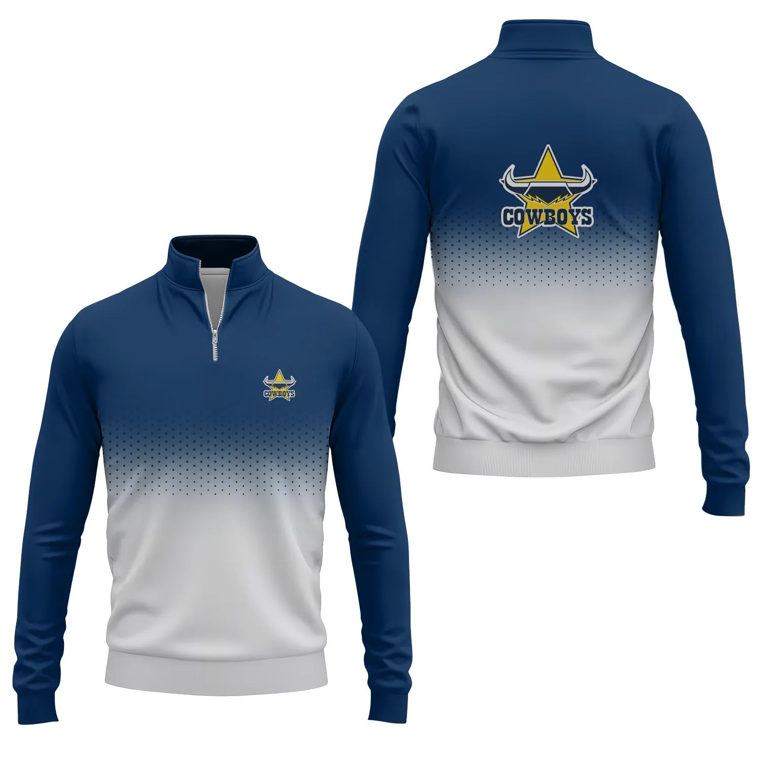 North Queensland Cowboys Quarter-zip Pullover SC094