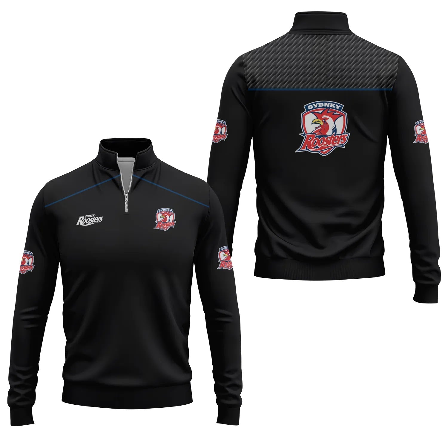 Sydney Roosters Quarter-zip Pullover SC004