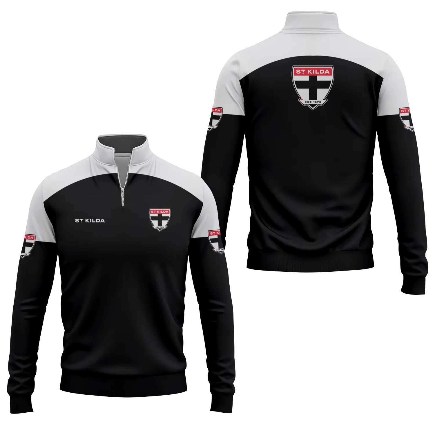 St Kilda Saints Quarter-zip Pullover SC087
