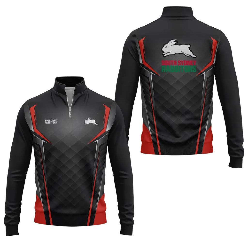 South Sydney Rabbitohs Quarter-zip Pullover SC074
