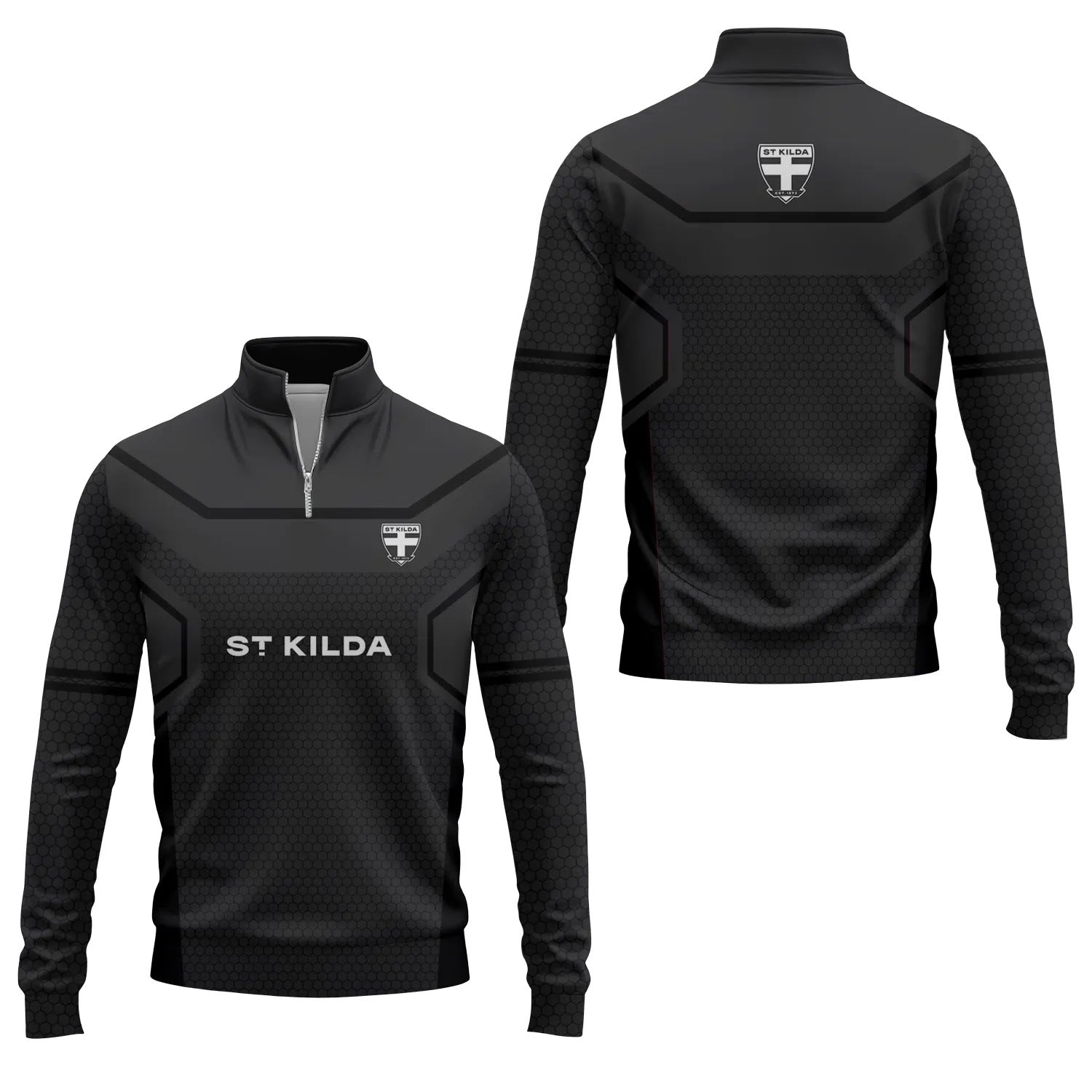 St Kilda Saints Quarter-zip Pullover SC052