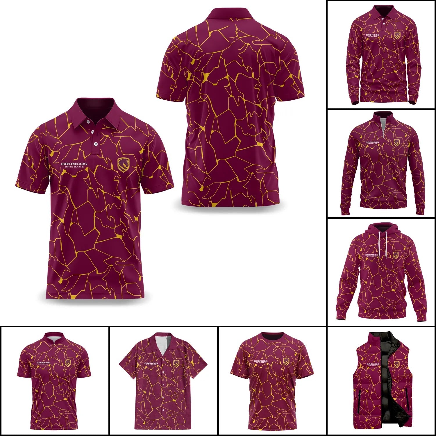 Brisbane Broncos Apparels SC103