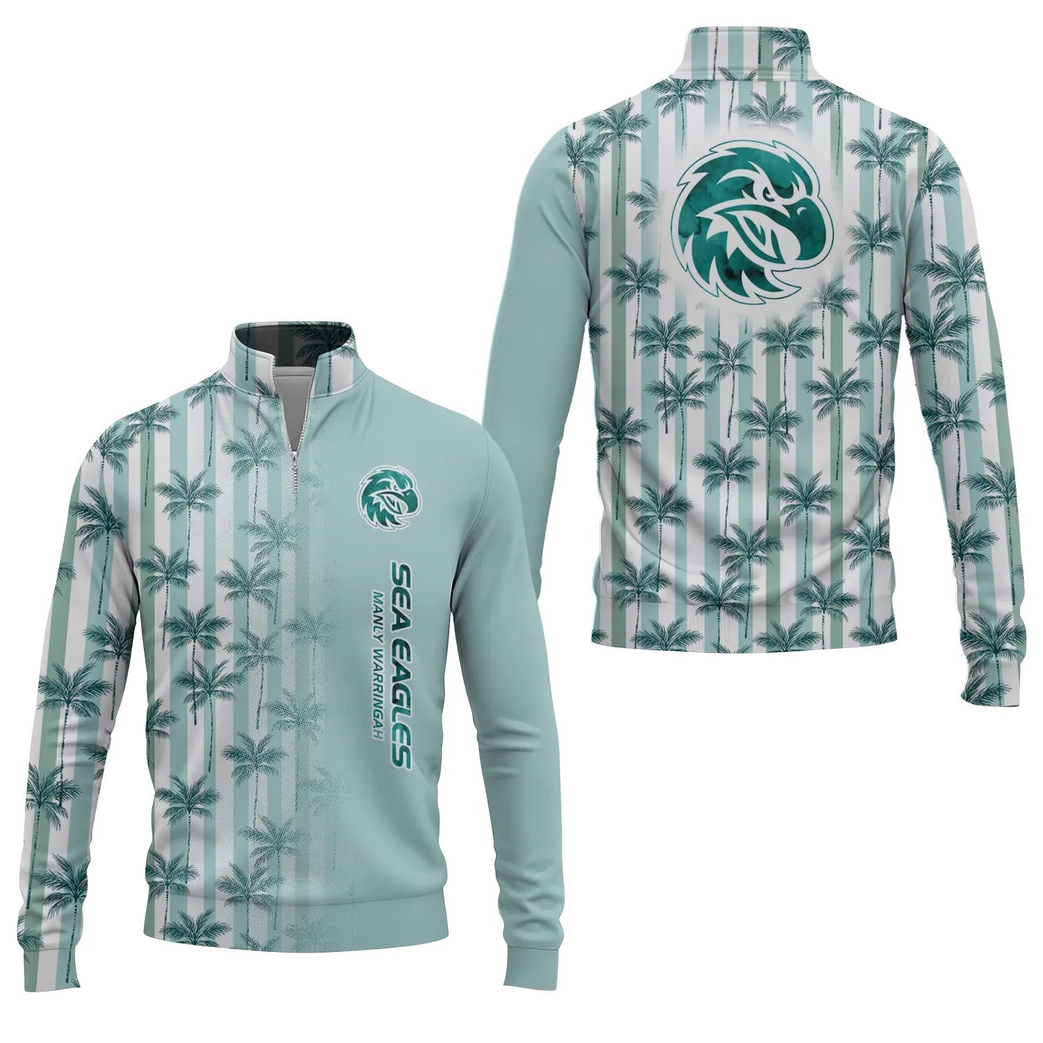 Manly Warringah Sea Eagles Quarter-zip Pullover SHW028