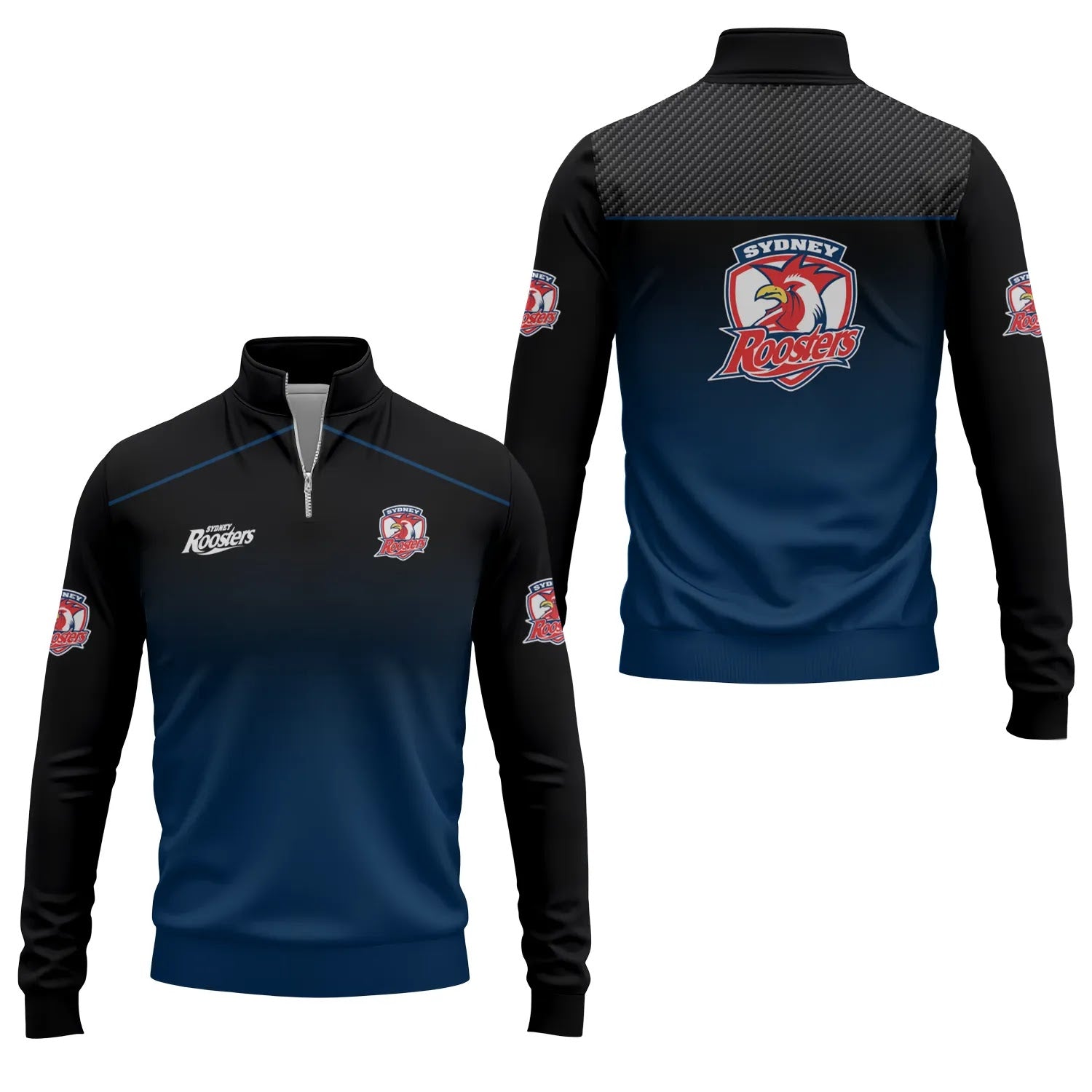 Sydney Roosters Quarter-zip Pullover SC001