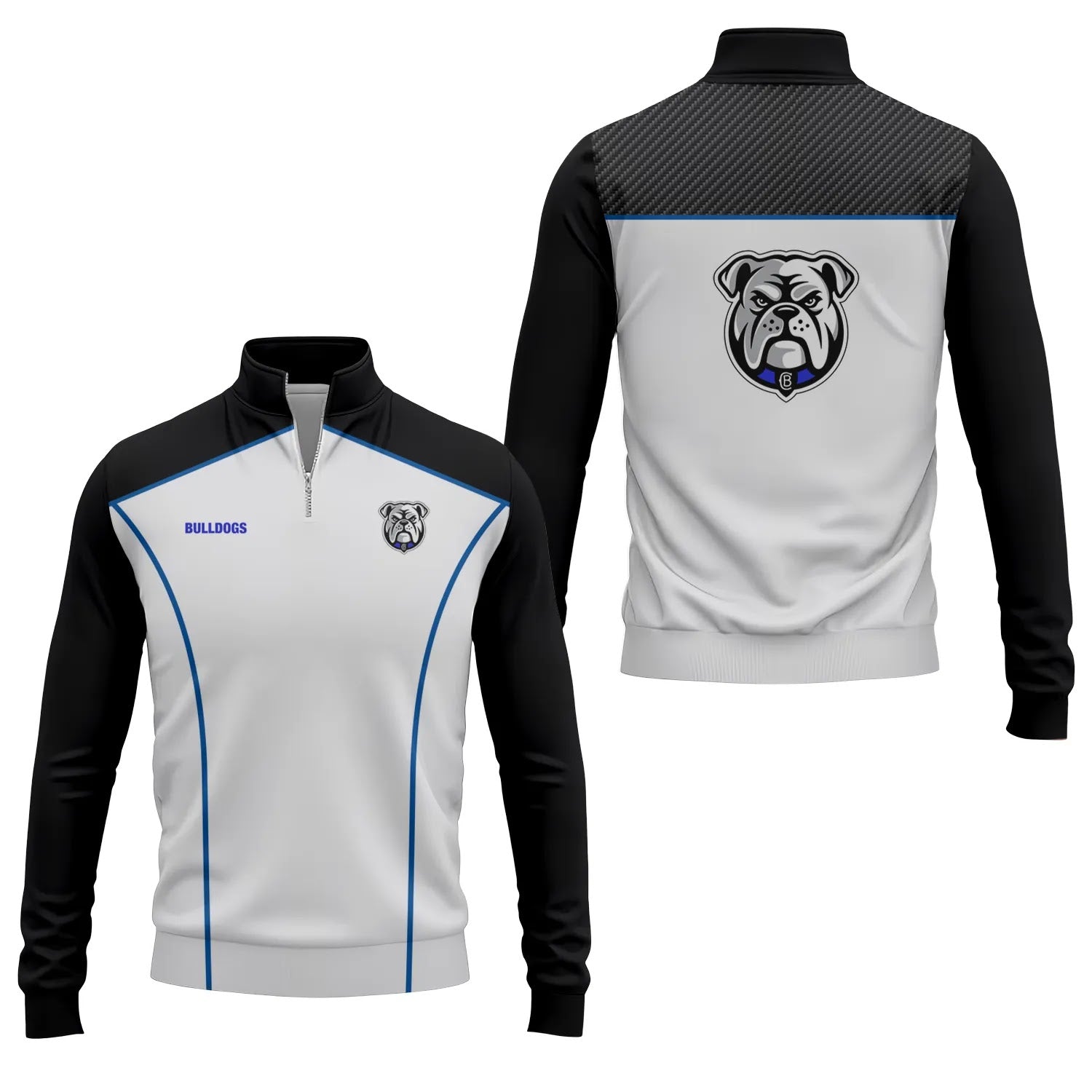 Canterbury-Bankstown Bulldogs Quarter-zip Pullover SC011