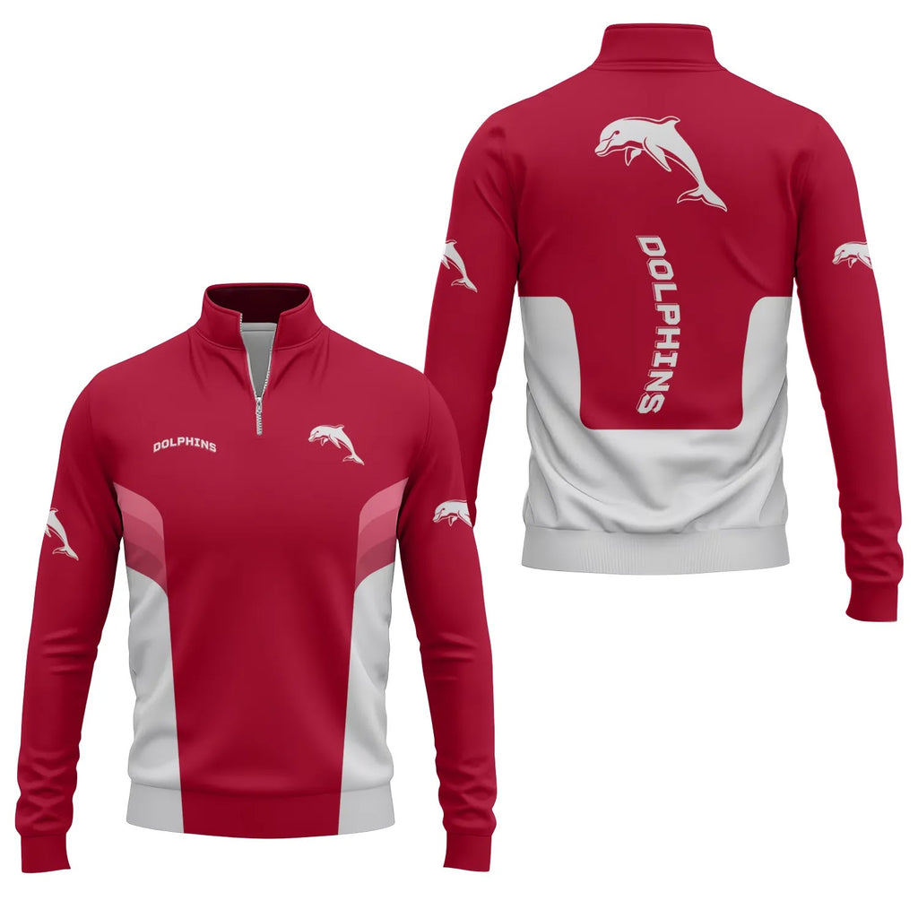 Dolphins Quarter-zip Pullover SC043