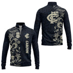 Carlton Blues Quarter-zip Pullover SHW033
