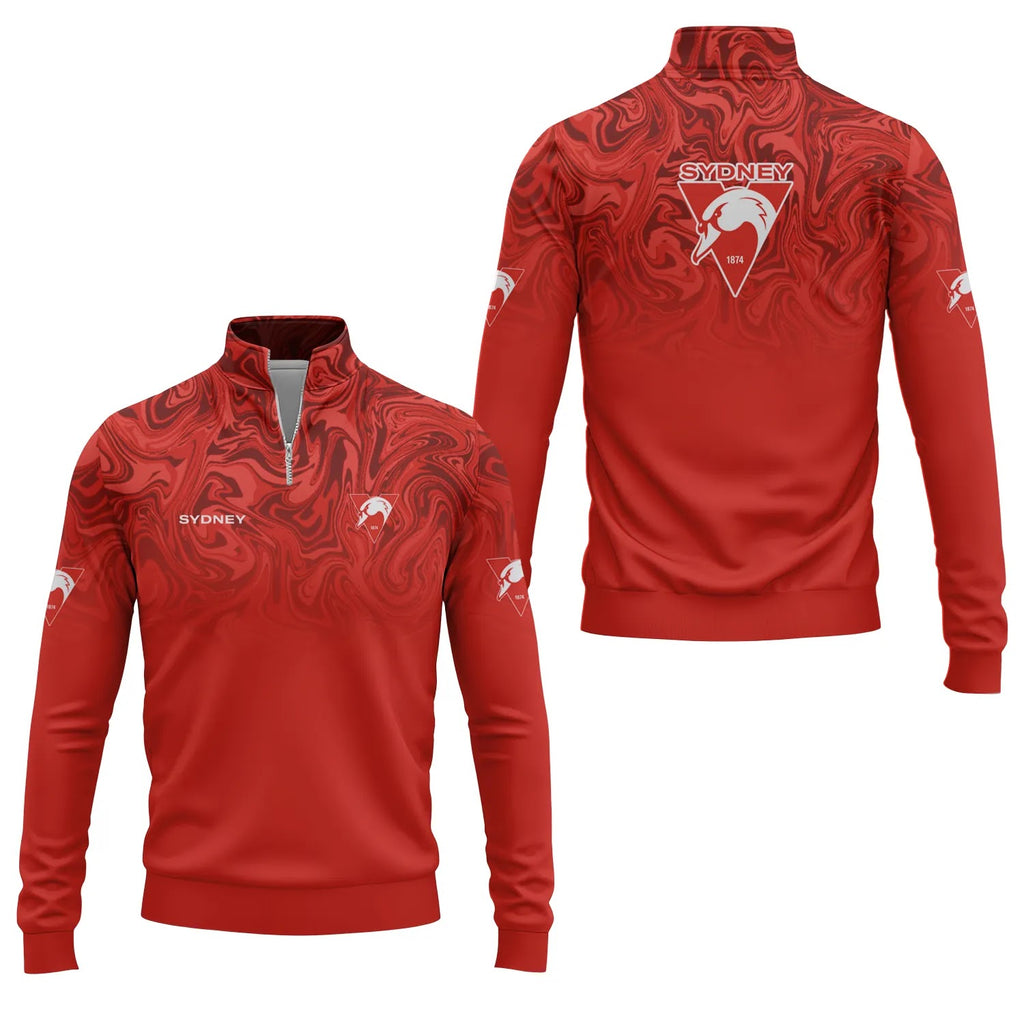 Sydney Swans Quarter-zip Pullover SC091