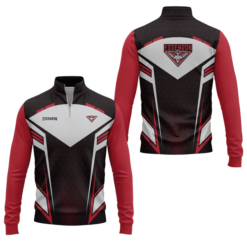 Essendon Bombers Quarter-zip Pullover SC033