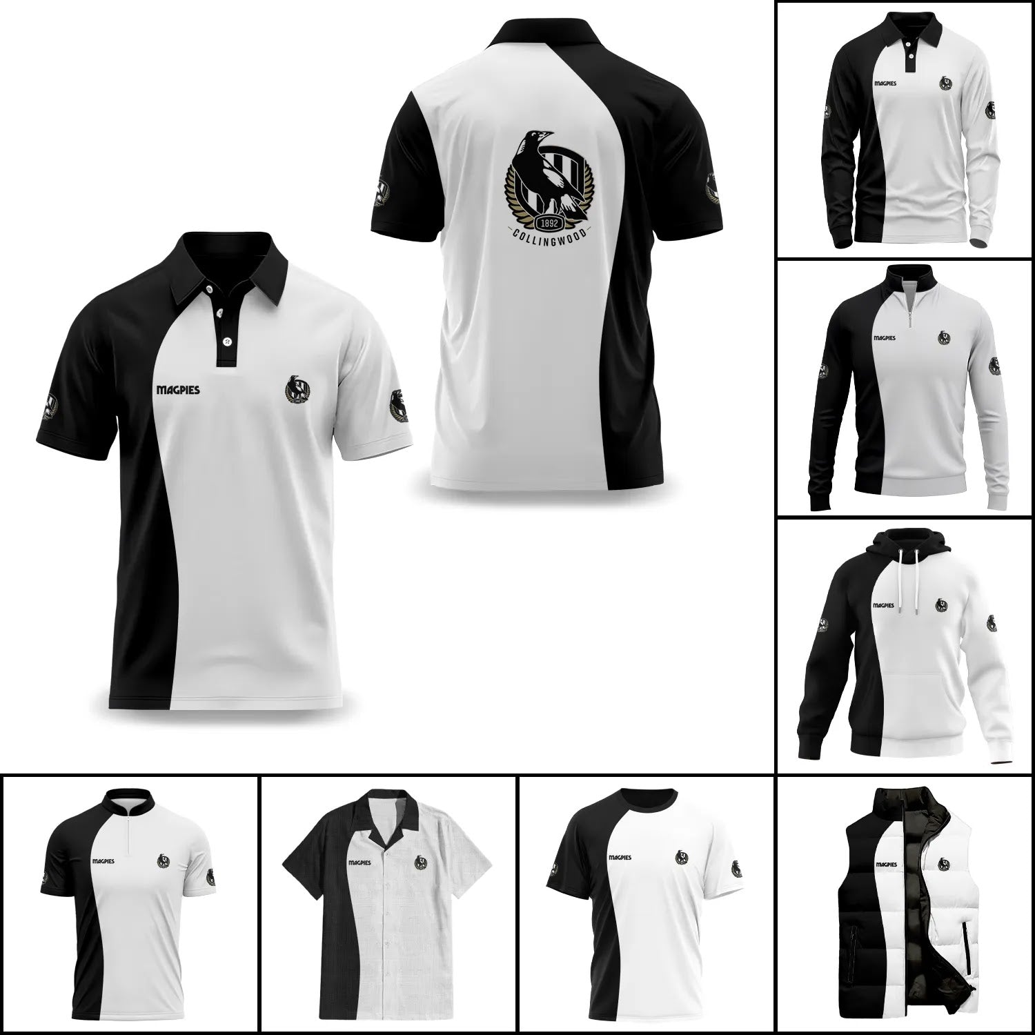 Collingwood Magpies Apparels SC055