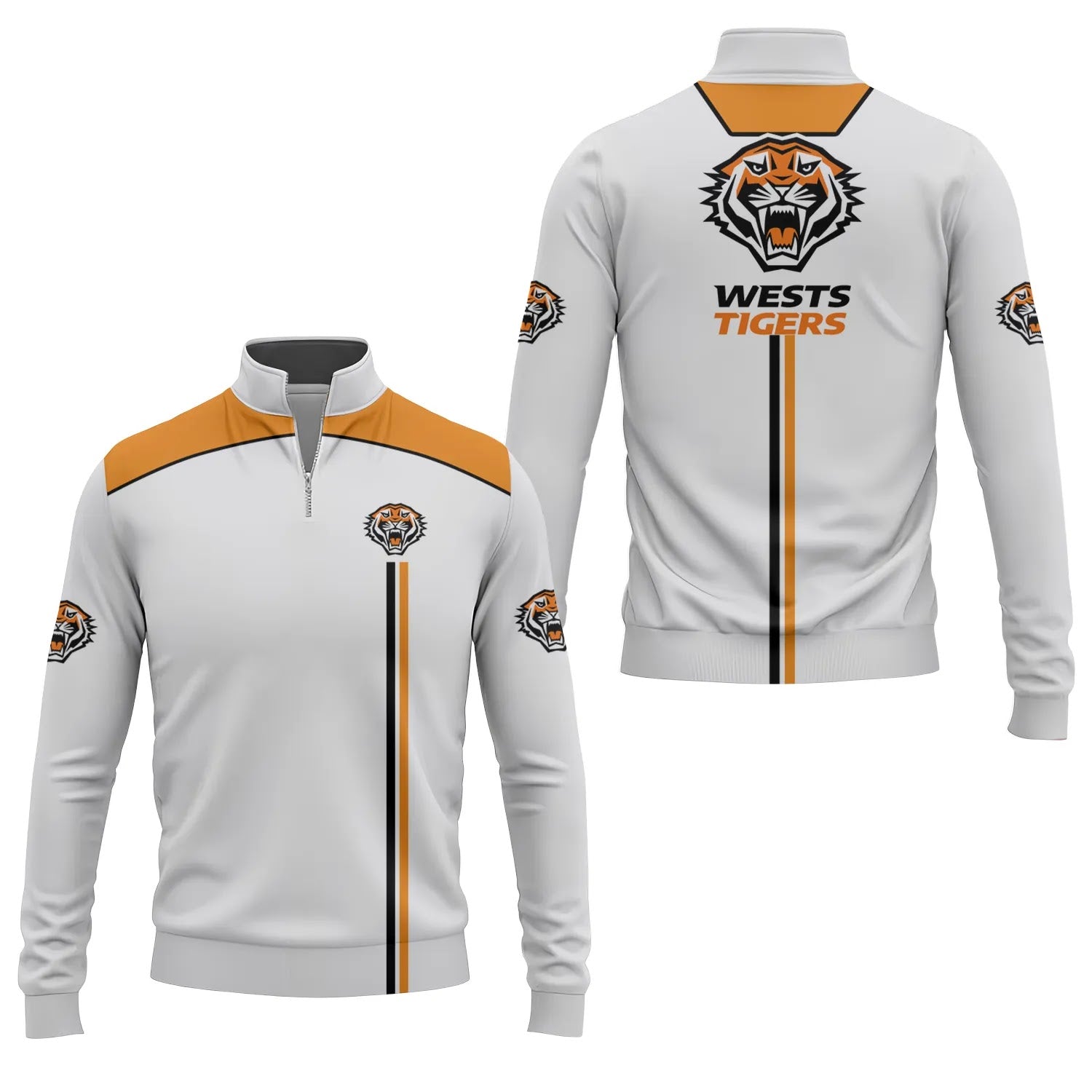 Wests Tigers Quarter-zip Pullover SC021