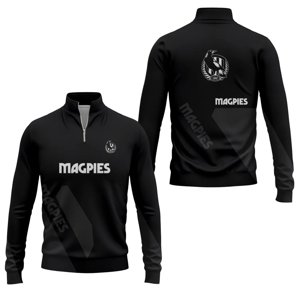 Collingwood Magpies Quarter-zip Pullover SC117
