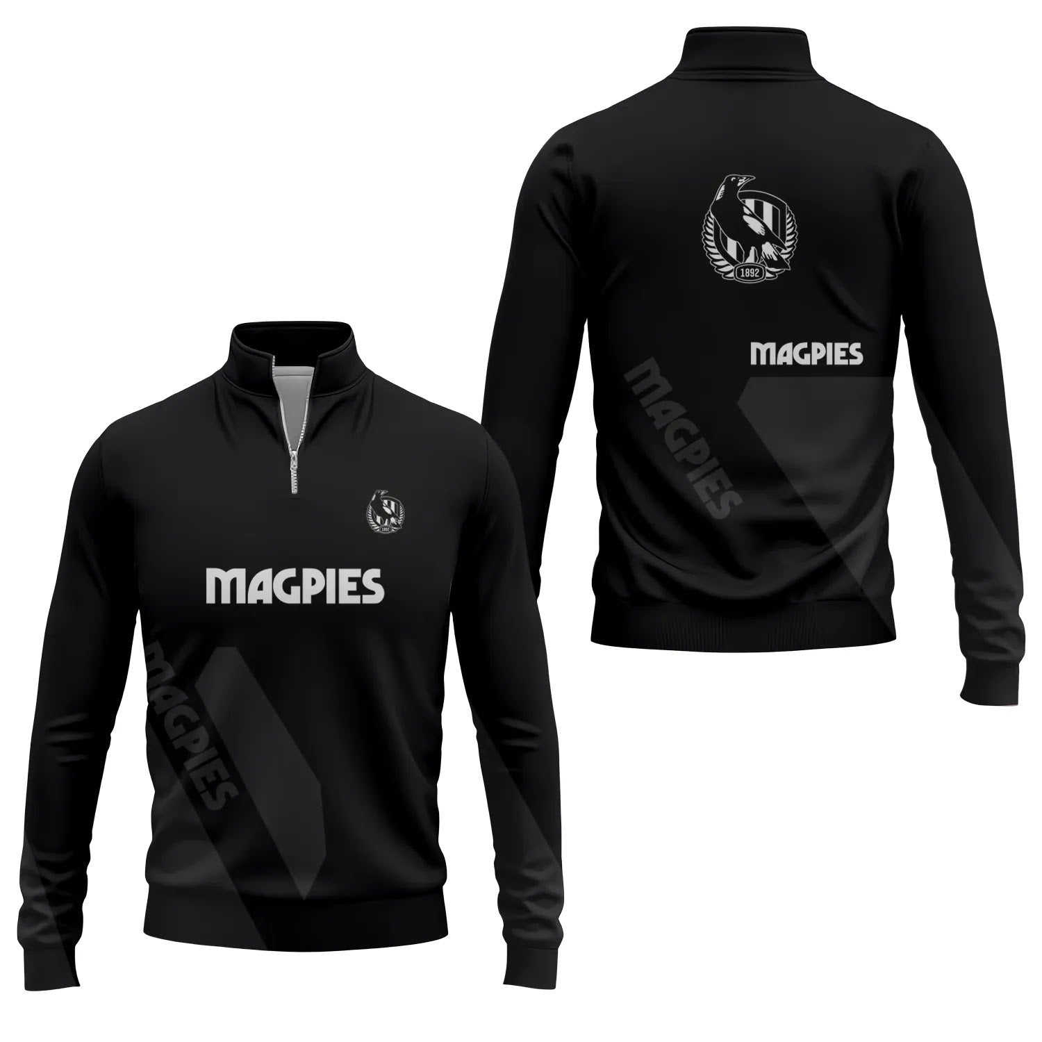 Collingwood Magpies Quarter-zip Pullover SC117