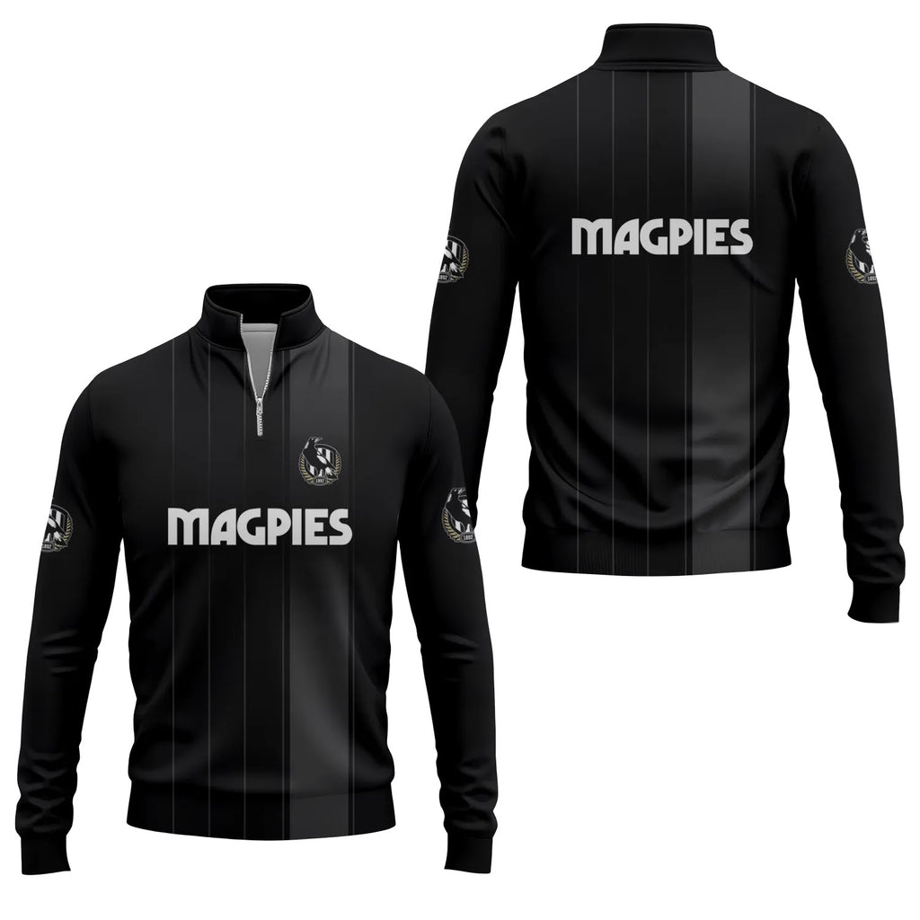 Collingwood Magpies Quarter-zip Pullover SC068