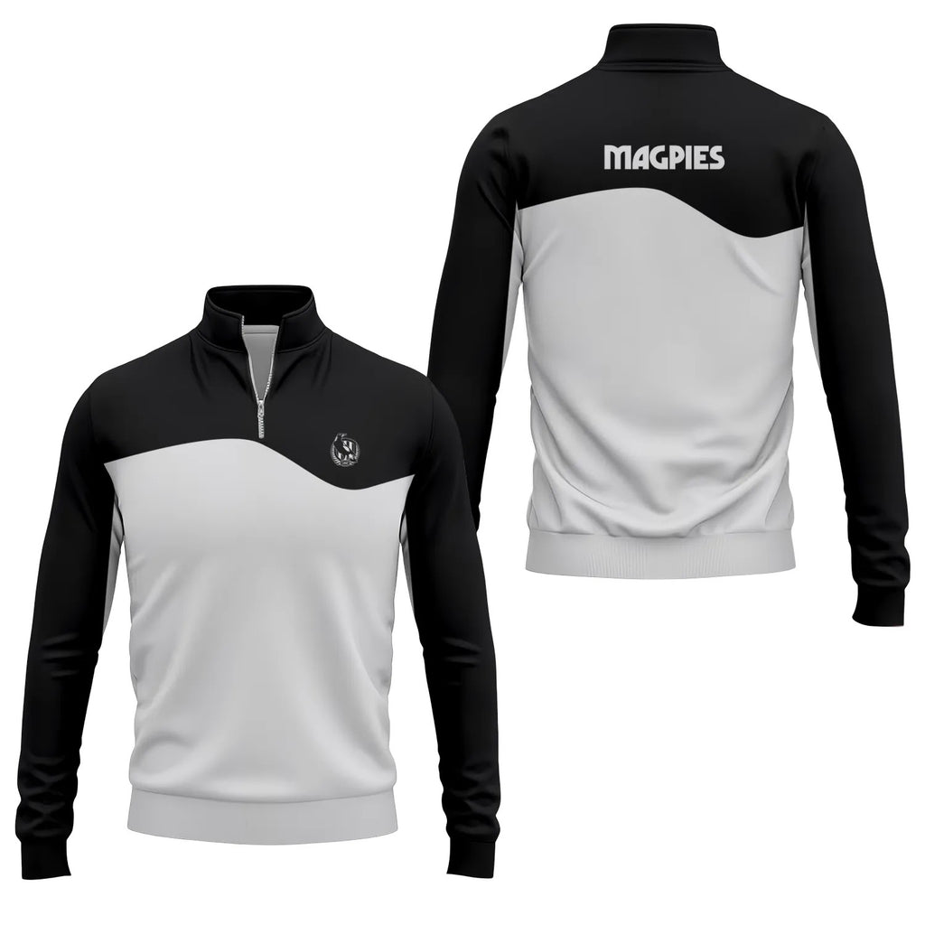 Collingwood Magpies Quarter-zip Pullover SC110