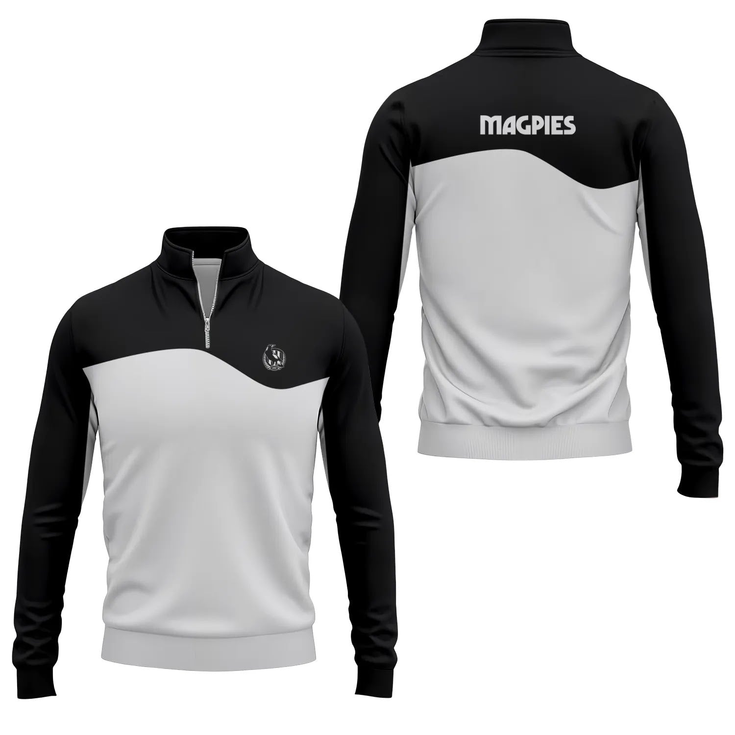 Collingwood Magpies Quarter-zip Pullover SC110