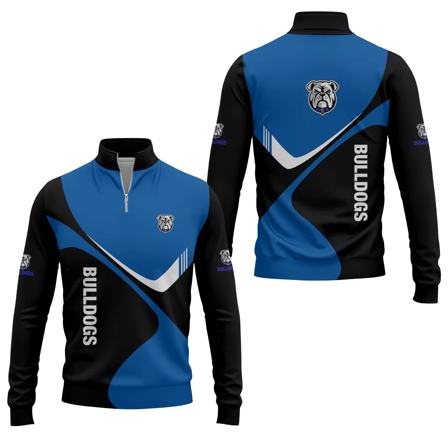 Canterbury-Bankstown Bulldogs Quarter-zip Pullover SC058