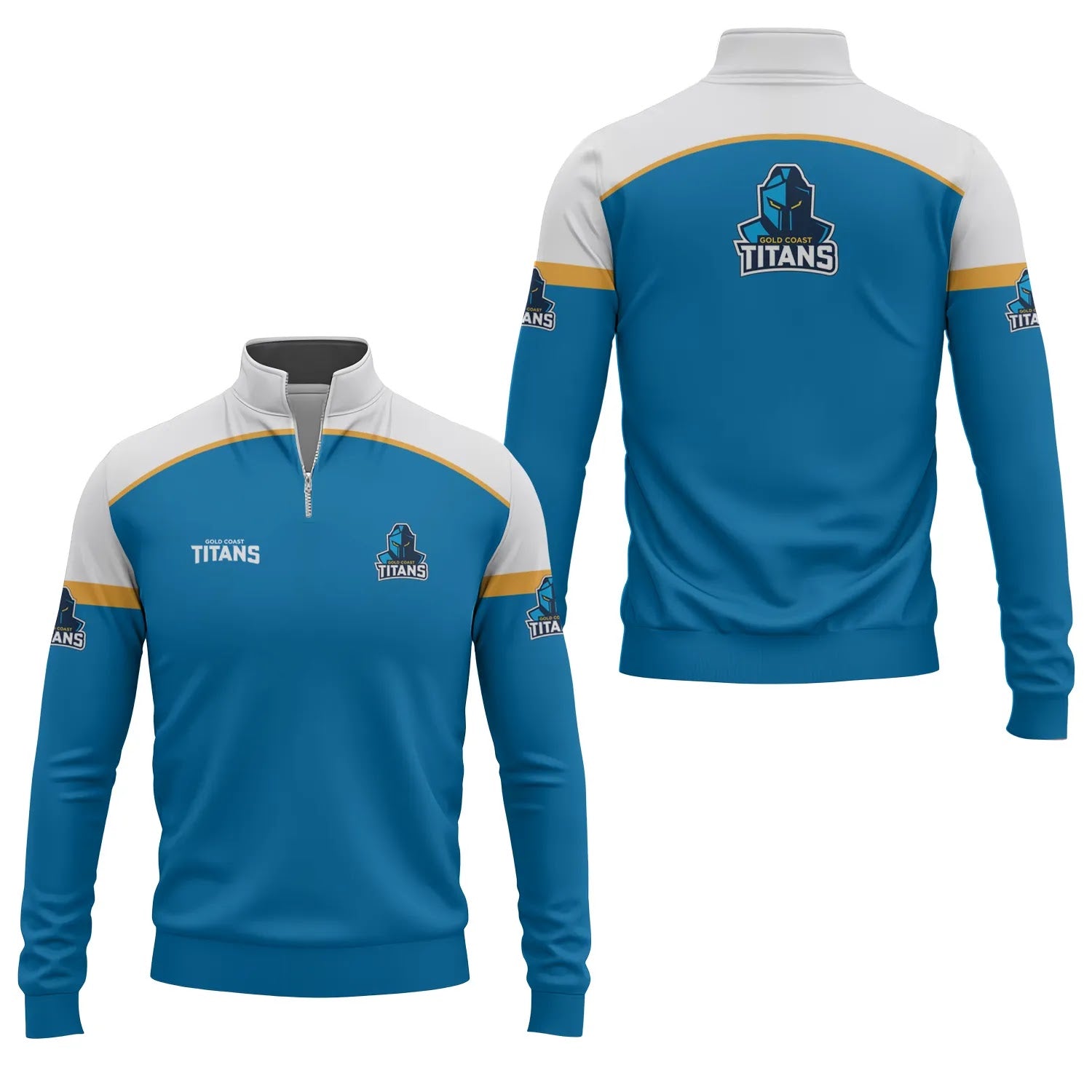 Gold Coast Titans Quarter-zip Pullover SC087