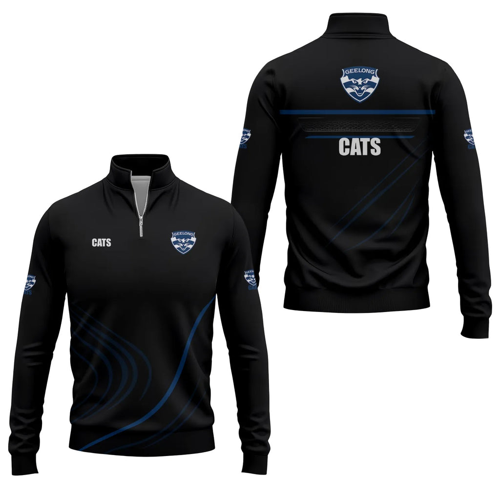 Geelong Cats Quarter-zip Pullover SC024