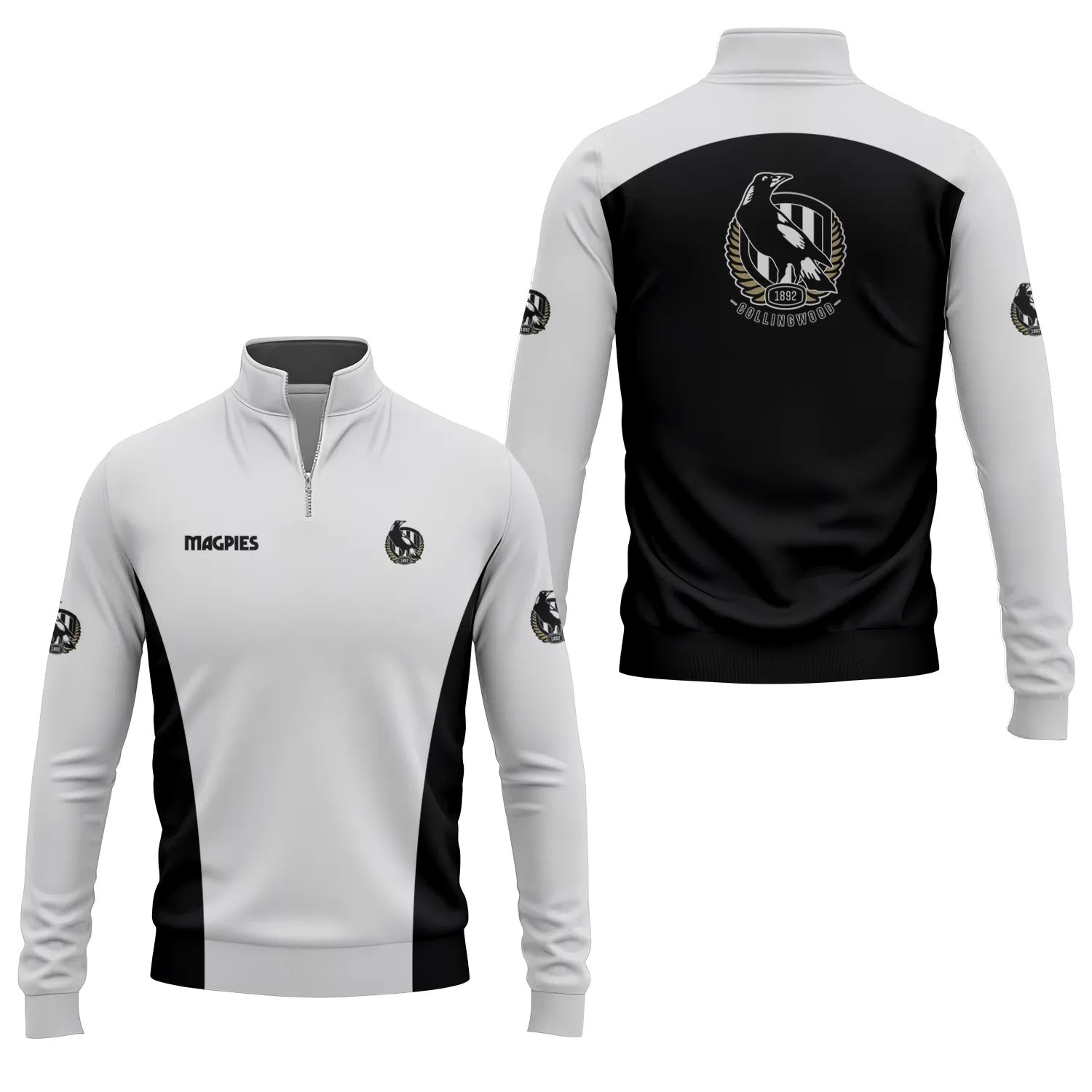 Collingwood Magpies Quarter-zip Pullover SC044