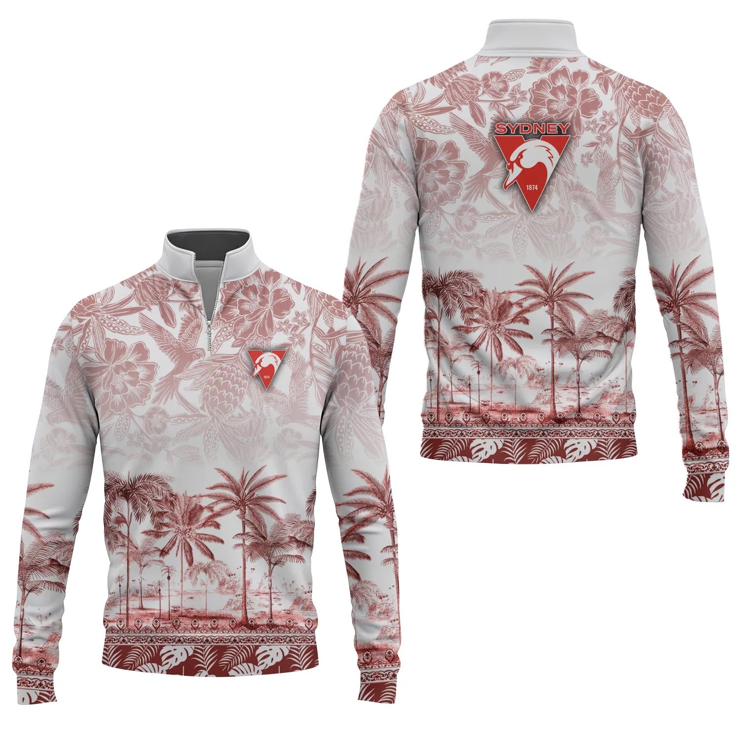 Sydney Swans Quarter-zip Pullover SC045
