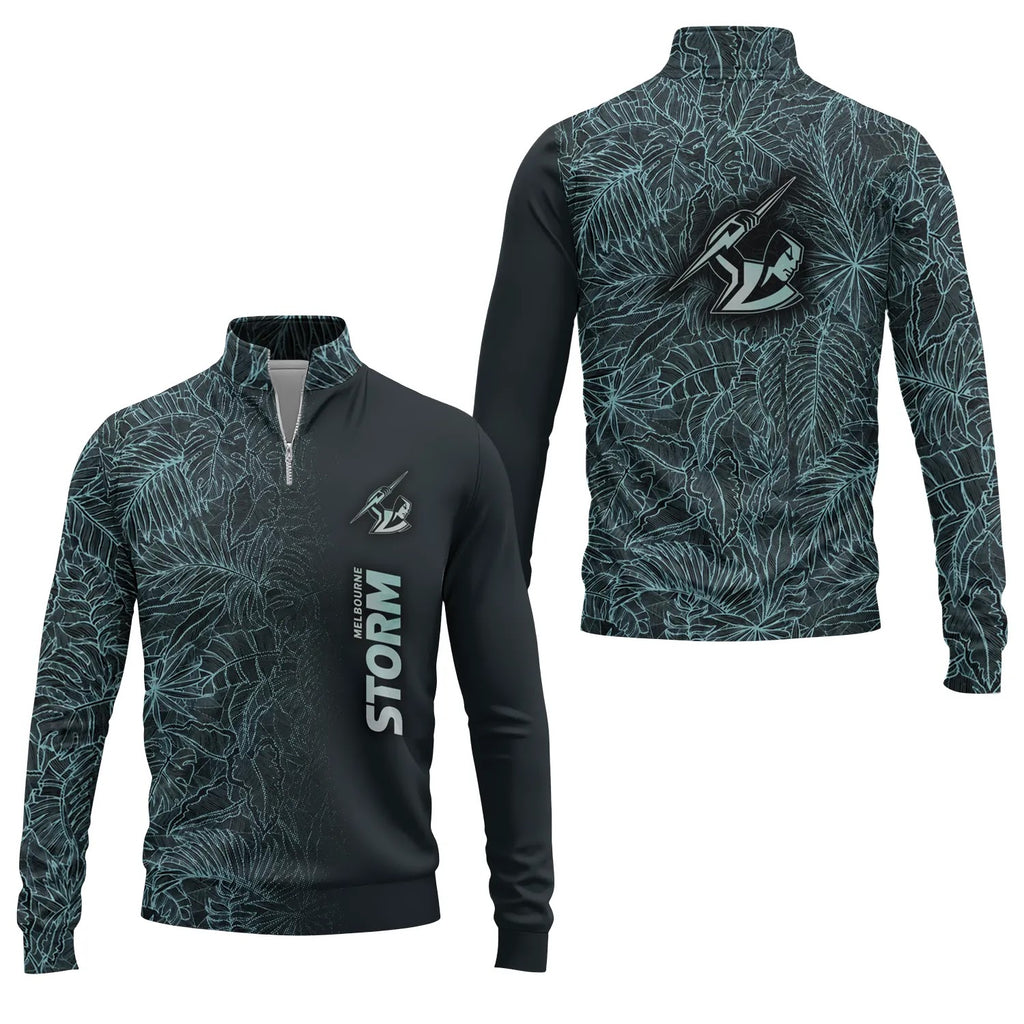 Melbourne Storm Quarter-zip Pullover SHW008