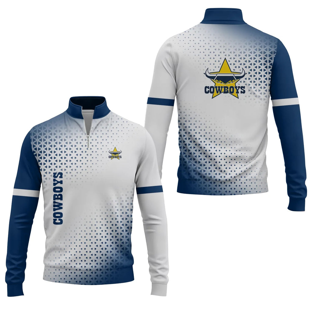 North Queensland Cowboys Quarter-zip Pullover SC079