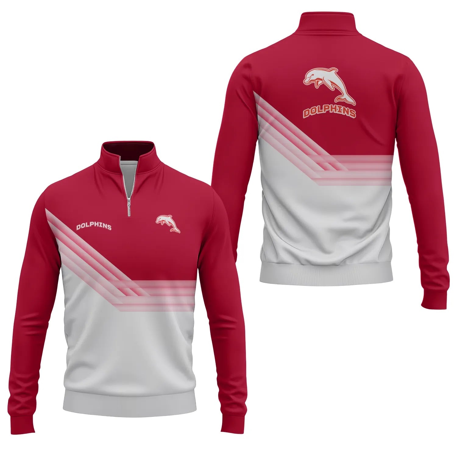 Dolphins Quarter-zip Pullover SC106