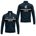 Carlton Blues Quarter-zip Pullover SC051