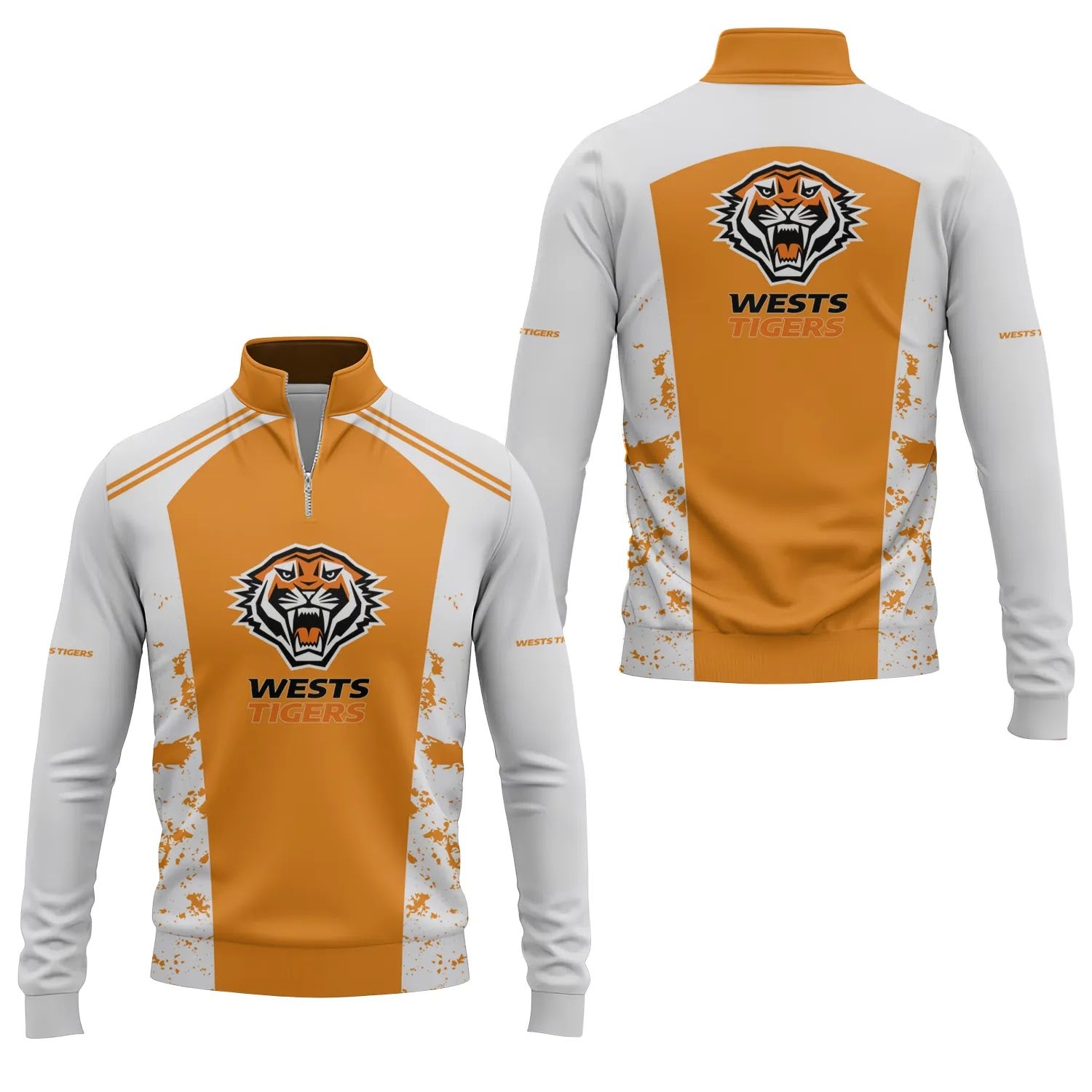 Wests Tigers Quarter-zip Pullover SC089