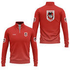 St George Illawarra Dragons Quarter-zip Pullover SC003