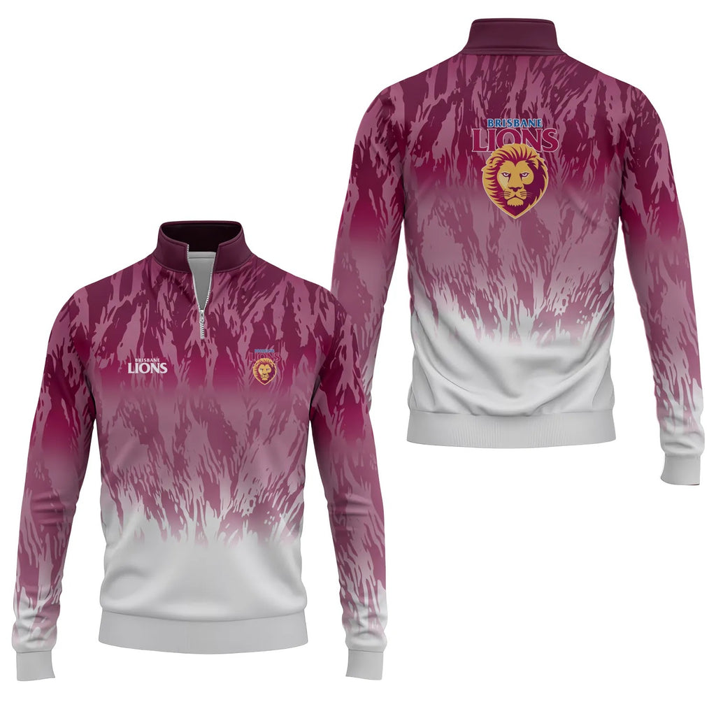 Brisbane Lions Quarter-zip Pullover SC069