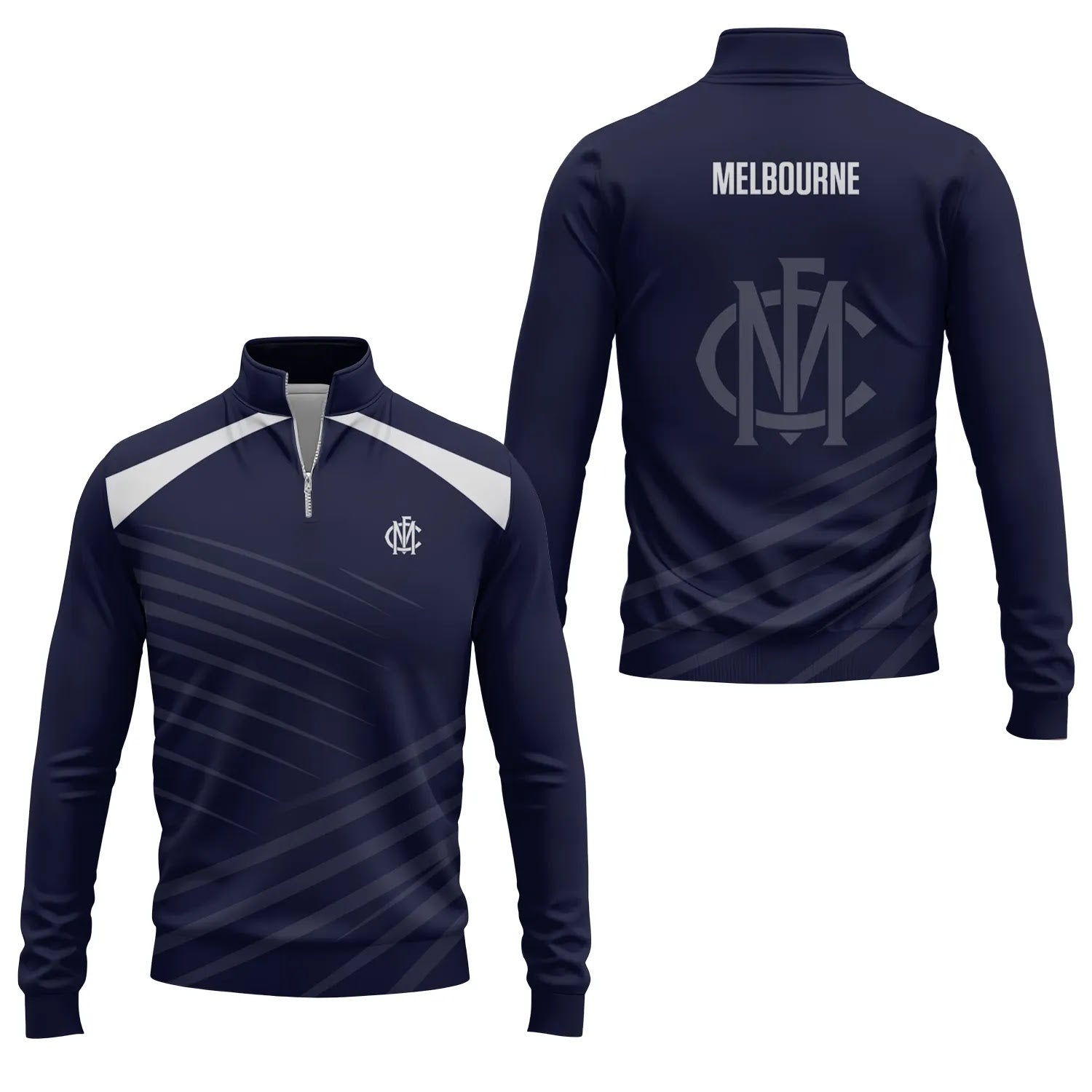 Melbourne Demons Quarter-zip Pullover SC082