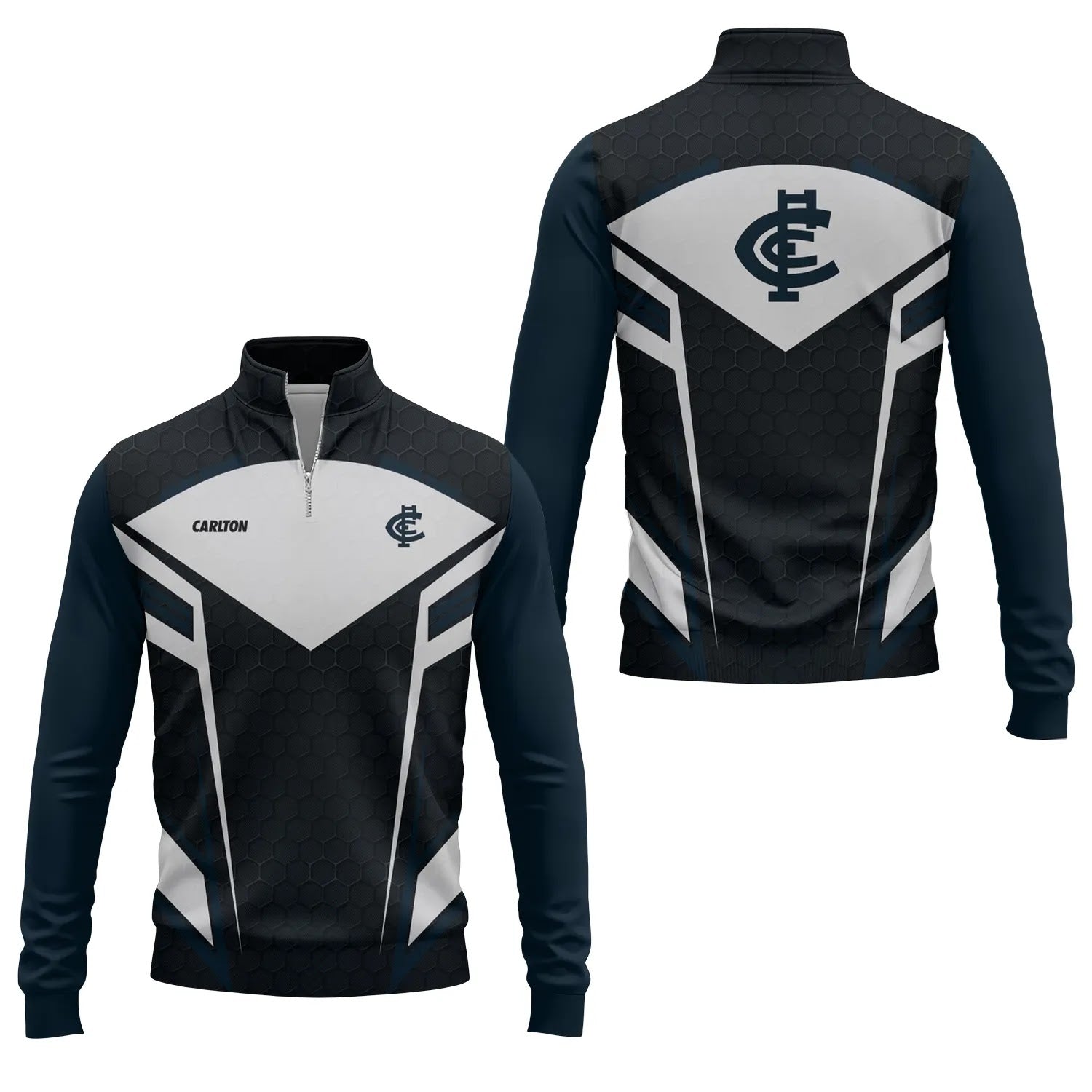 Carlton Blues Quarter-zip Pullover SC033