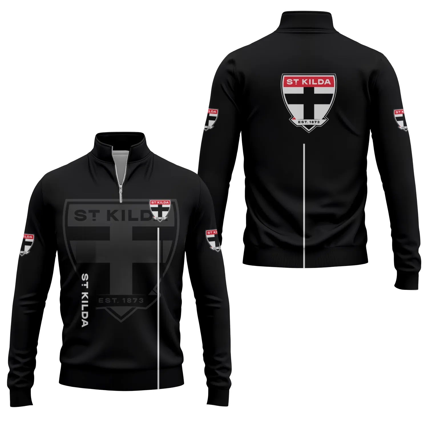 St Kilda Saints Quarter-zip Pullover SC077