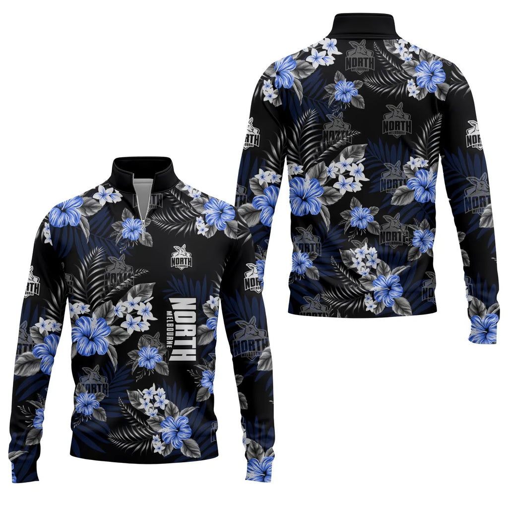 North Melbourne Kangaroos Quarter-zip Pullover SC054